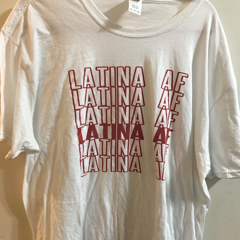 Plus size 2x tee. Latina AF
